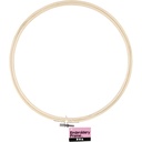 Cadre de broderie Creativ Company rond 25cm bois