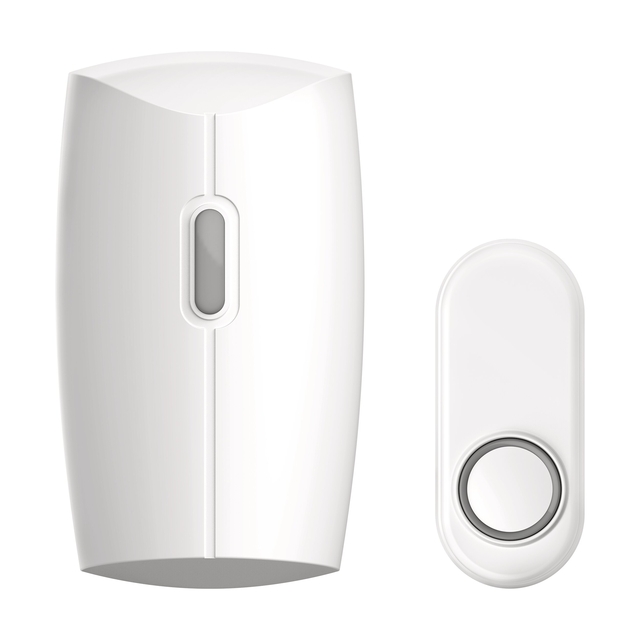 Kit sonnette à brancher KlikAanKlikUit ACDB-8000AC blanc