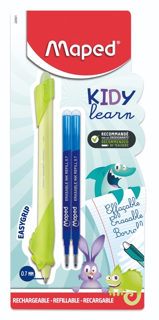 Oefenpen Maped Kidy Learn Magic uitwisbaar met 2 vullingen assorti