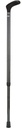 Wandelstok Able2 opvouwbaar carbon soft handvat zwart