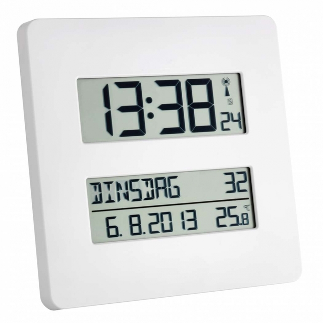 Horloge radio-pilotée Able2 avec température
