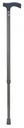 Wandelstok Able2 carbon soft recht handvat zwart