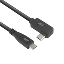 Câble ACT USB-C standard USB-C coudé 10 Gbps 1m
