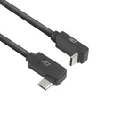 Kabel ACT USB-C hoek links/rechts USB-C hoek boven/beneden 10Gbps 2m