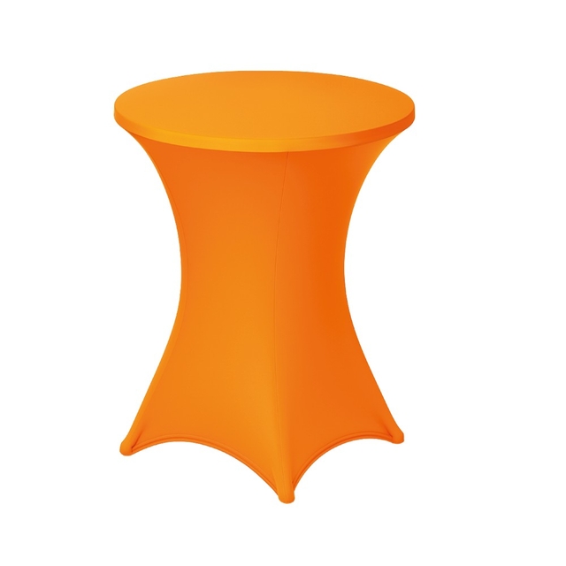 Housse BRASQ pour table haute 80cm orange