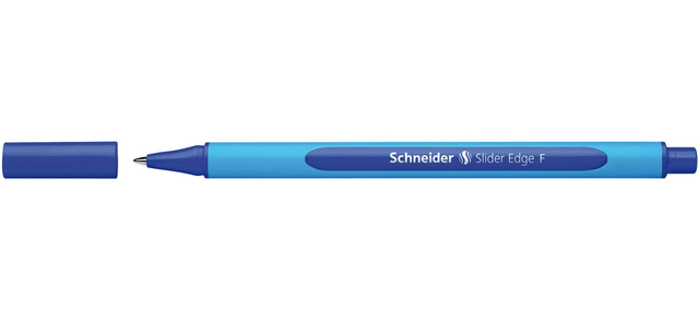 Stylo bille Schneider Slider Edge Fin bleu