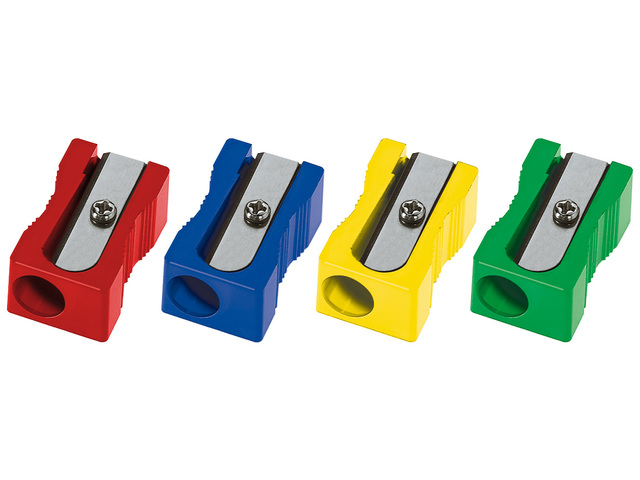 Taille-crayon Westcott simple plastique assorti 20 pièces