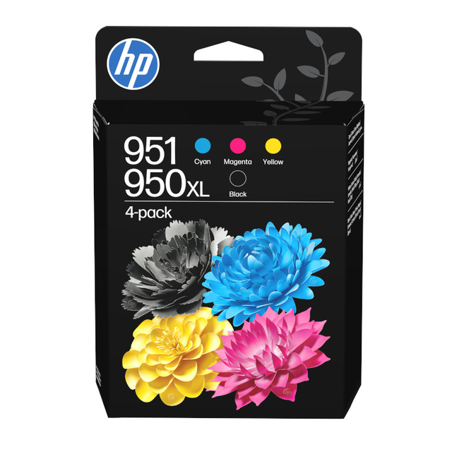 Inktcartridge HP C3WK1AE 950XL/951 zwart + 3 kleuren