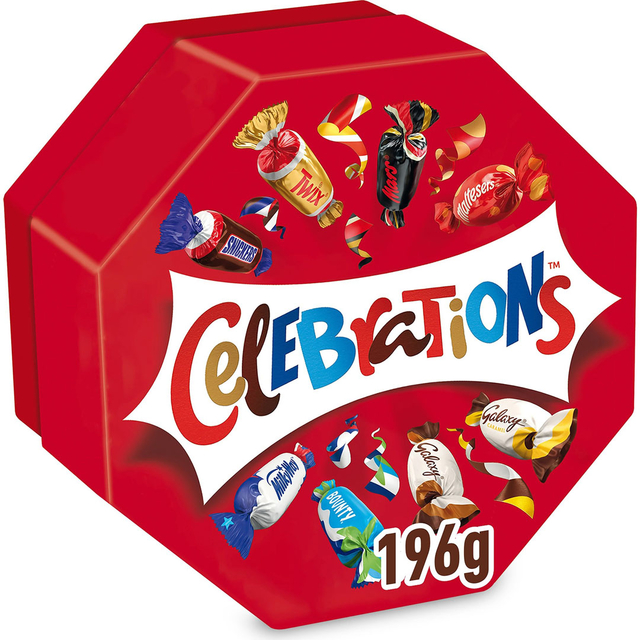 Chocolade Celebrations doos 196gr