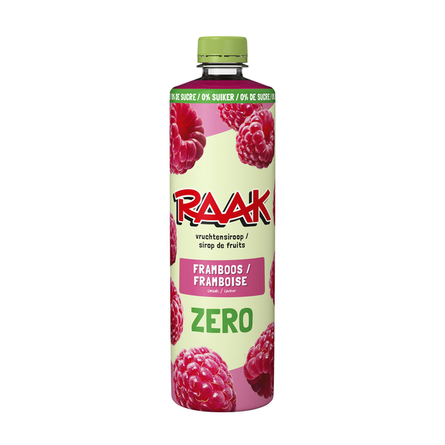 Sirop RAAK framboise sans sucre 750ml
