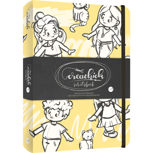 Schetsboek CreaChick Yellow