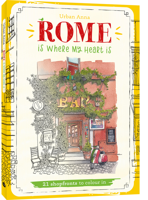 Kleurboek Urban Anna Rome is where my heart is
