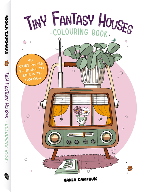 Kleurboek MUS Tiny Fantasy Houses