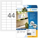 Etiquette HERMA Power 10914 48,6x25,4mm blanc 1100 pièces