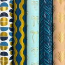 Papier cadeau Rotolux Suzanne 200x70cm assorti