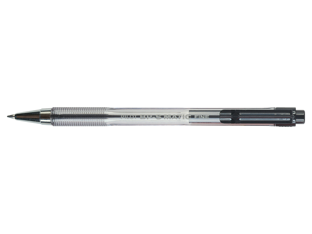 Balpen PILOT BP-S Matic fijn zwart