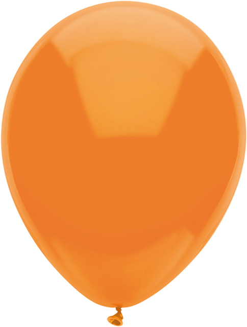 Ballon uni orange Ø30cm