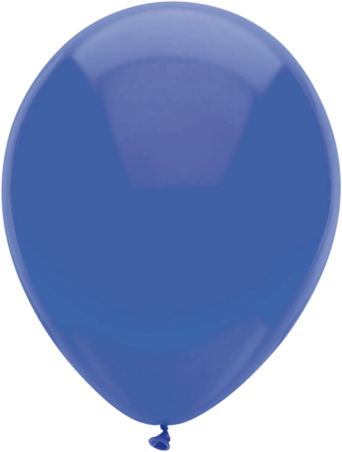 Ballon uni bleu marine Ø30cm