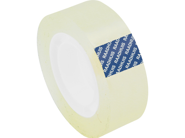 Plakband Raadhuis 19mmx33m transparant