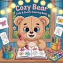 Livre de coloriage Cozy Bear 1