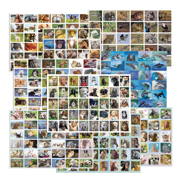 Autocollants de récompense De Stulp thème animaux assorti