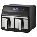 Airfryer Inventum 2x 4 liter 1700 watt noir/inox