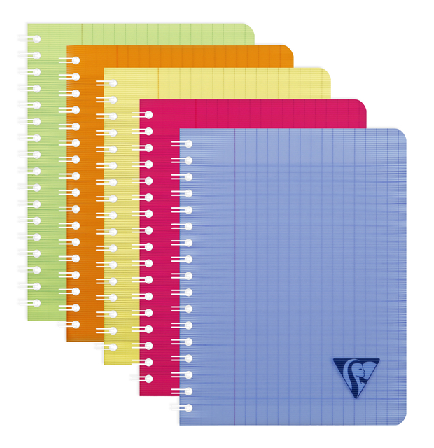 Schrift Clairefontaine Linicolor 170x220 mm séy 50 pagina's 90 gram assorti