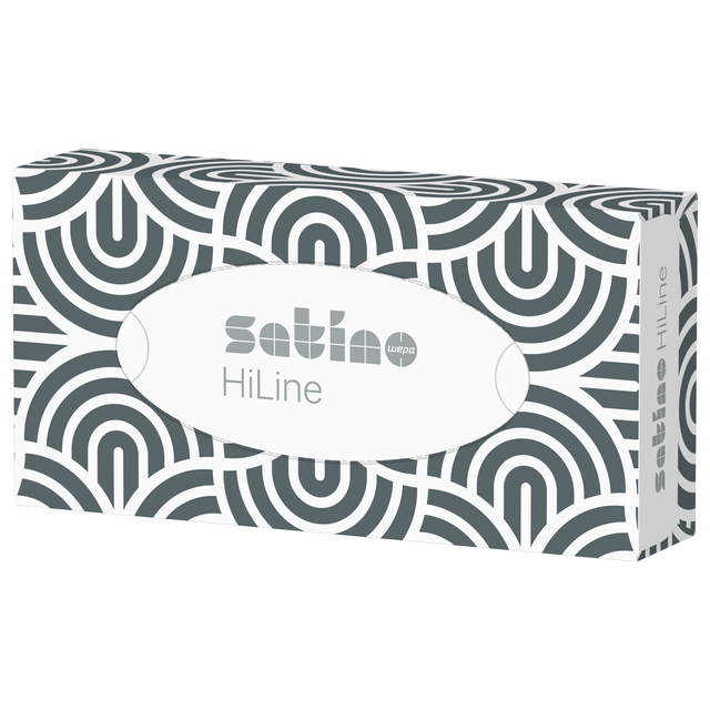 Facial tissues Satino HiLine 2-laags 100 vel wit 206450