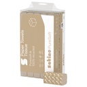 Essuie-mains Satino PT2 PureSoft 277530 2 épaisseurs Pli-Z 206x240mm naturel 25x 150 feuilles