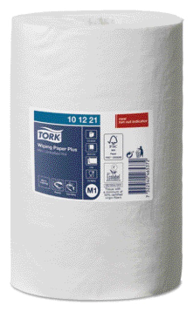 Poetspapier Tork M1 Plus Advanced 2-laags 75m wit 101221