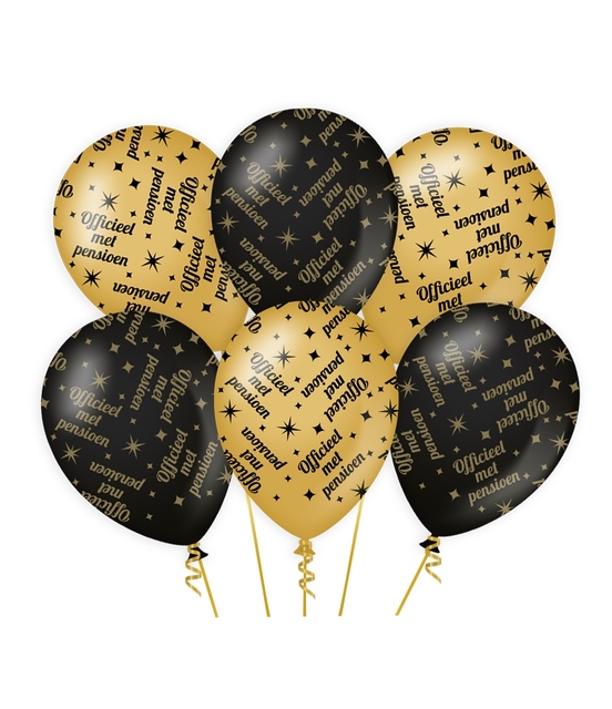 Ballons Classy Party "Pensioen"