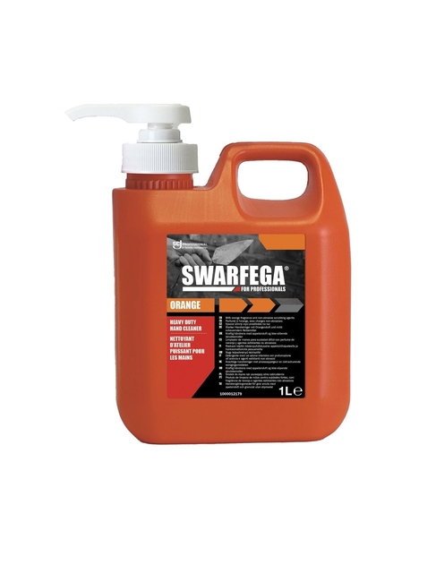 Nettoyant mains SCJ Swarfega Orange 1L avec pompe