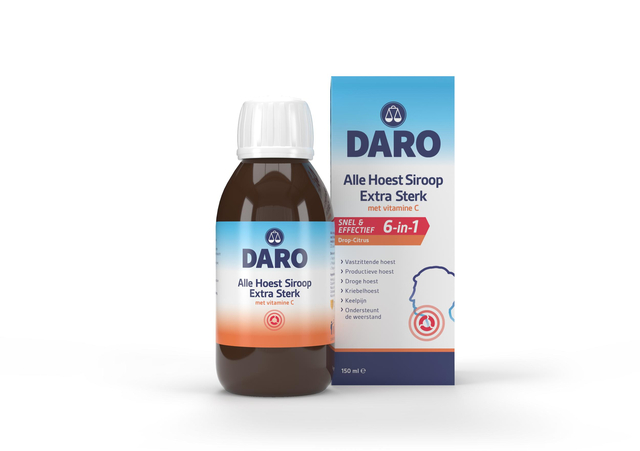 Sirop contre la toux Daro Extra Fort vitC 150ml