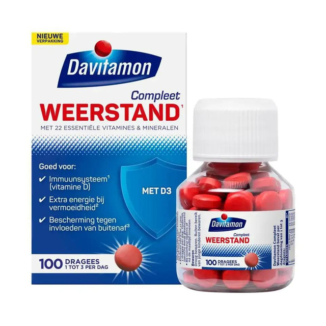 Multivitamines Davitamon Compleet 100 comprimés