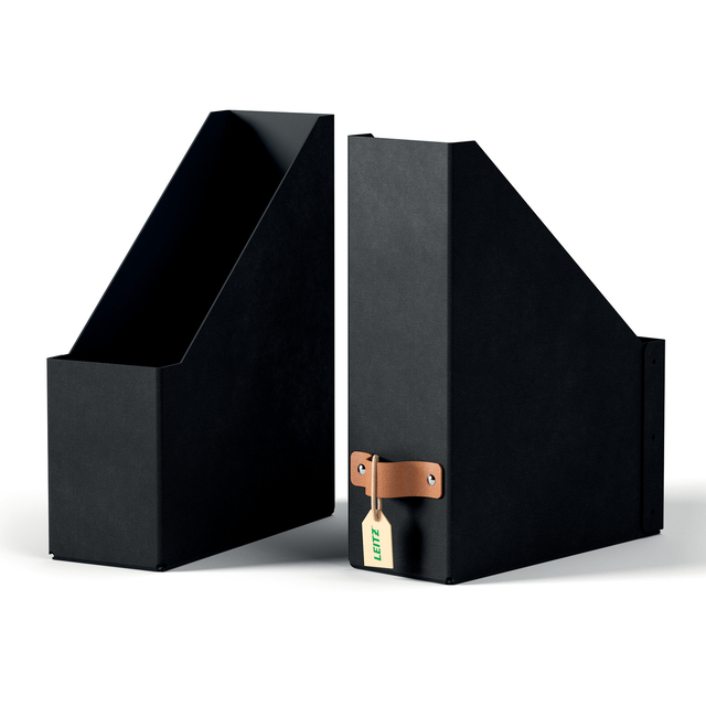 Porte-revues Leitz Puro noir set 2 pièces
