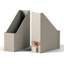 Porte-revues Leitz Puro beige set 2 pièces