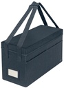 Sac de rangement Leitz tissu avec couvercle gris