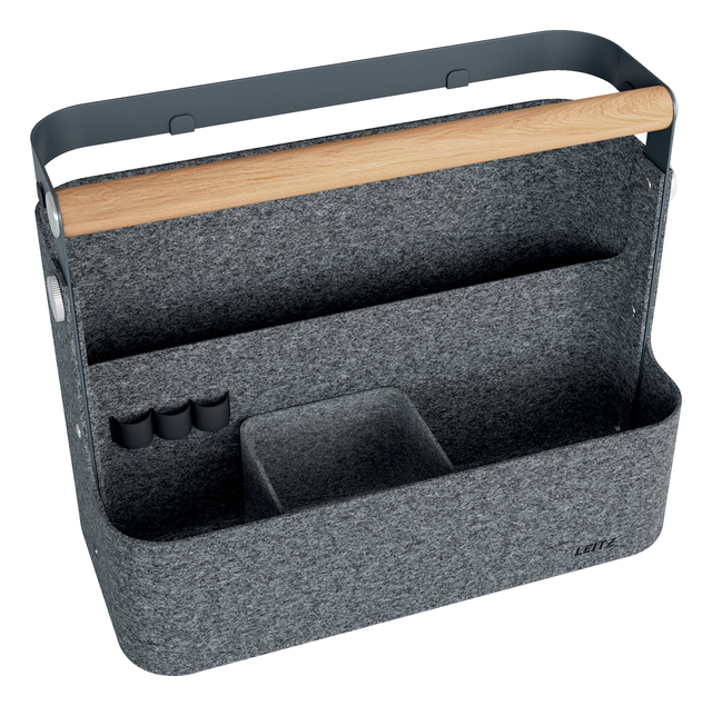 Organiseur de bureau portable Leitz suspendu gris foncé