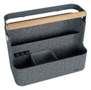 Organiseur de bureau portable Leitz suspendu gris foncé