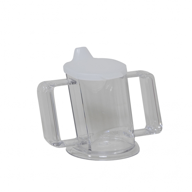 Beker HandyCup met deksel transparant