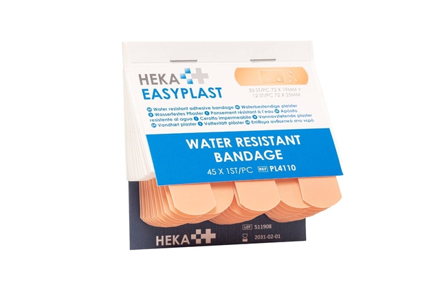 Pansement Heka EasyPlast résistant à l'eau recharge 6x 45 pièces