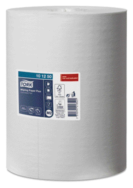 Papier d'essuyage Tork M2 Plus Advanced 101250 2 épaisseurs 160m blanc