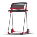 Poetspapierdispenser Tork W1 Performance vloerstandaard rood 652008