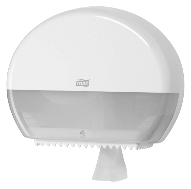 Distributeur papier toilette Tork T2 Mini Jumbo 555000 blanc