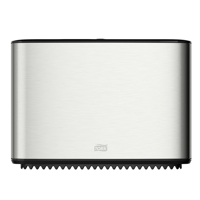 Distributeur papier toilette Tork T2 Image Line Mini jumbo 460006 fermé argent