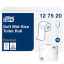 Toiletpapier Tork T6 Premium 2-laags 90m wit 127520