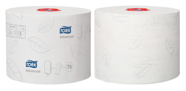 Toiletpapier Tork Mid-size T6 advanced 2-laags 100m  wit 127530