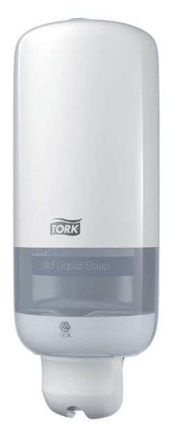 Zeepdispenser Tork S1 Elevation vloeibaar 1000ml wit 560000