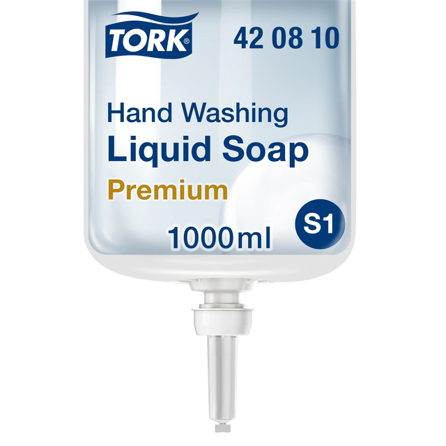 Savon mains Tork S1 Premium 420810 liquide non parfumé 1000ml