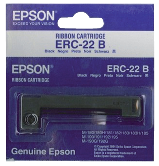 Lint Epson S015204 voor ERC22 nylon zwart